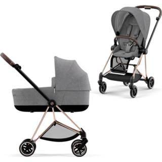 👉 Kinderwagen grijs active kinderen mannen Cybex Mios 4 Compleet Plus - Matt Black Frame Manhattan Grey 2500001515629