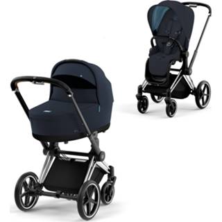 👉 Kinderwagen zwart active kinderen Cybex Priam 4 Compleet Plus - Chrome Black Frame Stardust 2500001516510