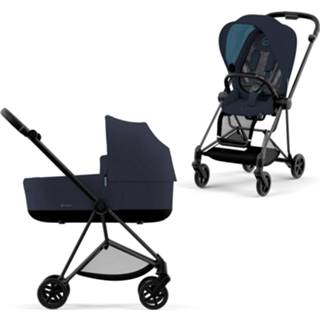 👉 Kinderwagen blauw active kinderen Cybex Mios 4 Compleet Plus - Matt Black Frame Midnight Blue 2500001515612