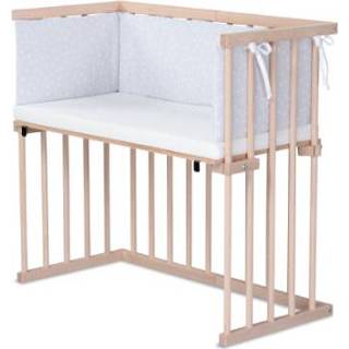 👉 Matras grijs witte beuken beuk massief jongens natuurlijk kinderen Dream good Kinderwagenbakje natuur / Prime nest, lichtgrijs met stippen 745110410270
