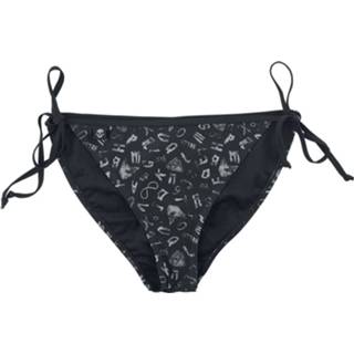 👉 Bikinislip zwart vrouwen m Gothicana by EMP - Bikiniunterteil mit Okkulten Symbolen Bikini Slip 4064854449022