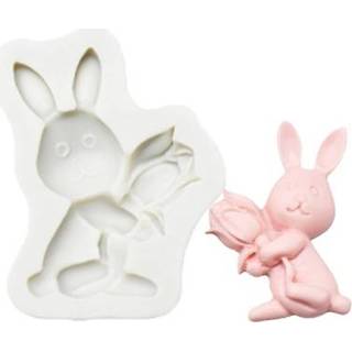 Boeket siliconen active 2 stks Paashaas Ei Chocolade Bakken Clay Mold, Specificatie: Bunny