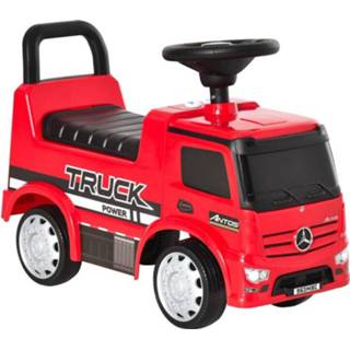 👉 Loopauto rood zwart active kinderen HOMdotCOM kinderauto kinderwagen gelicentieerd door Mercedes + 6011602827845