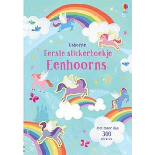 👉 Stickerboek active Uitgeverij usborne eerste stickerboekje eenhoorns 9781474962377