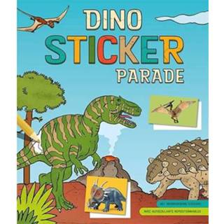 👉 Stickerboek active Uitgeverij deltas kleur- en dinosaurussen 9789044763003