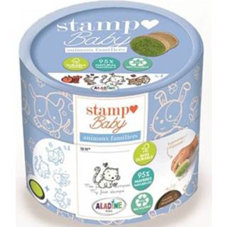 👉 Stempel houten active baby's Aladine stempels baby - huisdieren 4st 3660016031527
