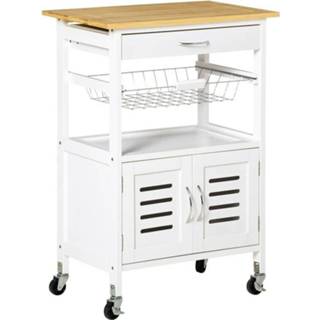 👉 Keukenwagentje active HOMdotCOM Keukenwagen 58 cm x 37 83 6011607939932
