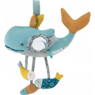 👉 Activiteitenknuffel active Moulin roty walvis - 27 cm 3575677140788