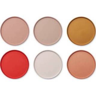 👉 Bord rose active Liewood borden logan - tuscany multi mix 6st 5713370501194