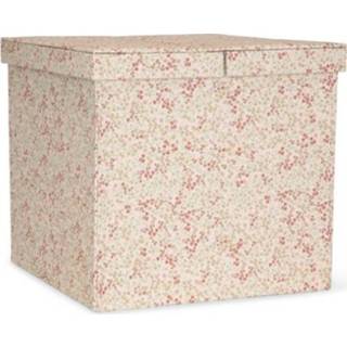 👉 Opbergdoos rood active Konges sløjd bello - vintage floral red 5712982731319
