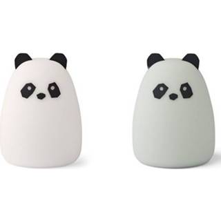 👉 Nachtlamp blauw active Liewood nachtlampje panda - crème de la en dove blue 2st 5713370495554