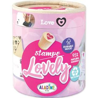 👉 Stempel active Aladine stempels lovely - love 15st 3660016032548