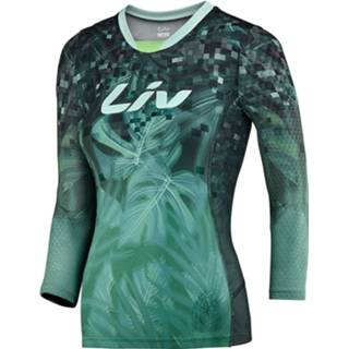 👉 Wielershirt m active vrouwen LIV Damesfietsshirt met lange mouwen Koa 3/4 bikeshirt, Maat M, Wielershirt, Fie 4713250022666