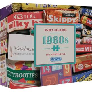 👉 Legpuzzels Sweet Memories of the 1960s - Gift Box (500 stukjes) 5012269034417