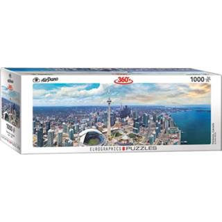 👉 Panoramapuzzel steden legpuzzels Toronto Canada - Panorama Puzzel (1000 stukjes) 628136653039