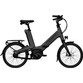 👉 Elektrische vouwfiets antraciet grijs active Hercules Futura Fold Belt I-R8 mat antraciet...