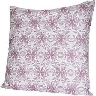 👉 Kussenhoes bloemenprint van bio-katoen, mauve 40 x cm 9009818176779