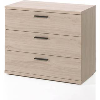 👉 Spaanplaat bruin Lage Ladencommode Fjord 7435152930906