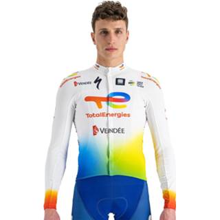 👉 Fietsshirt XL active wielrenshirt TEAM TOTALENERGIES met lange mouwen Pro Race 2022 lang 8050949705759