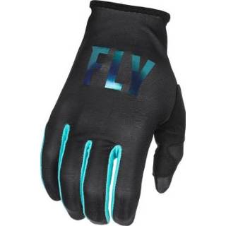 👉 Glove zwart s active vrouwen Fly Racing Lite Women Black-Aqua Gloves