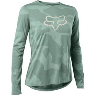 👉 S active fietsshirt vrouwen FOX Damesfietsshirt met lange mouwen Ranger Tru Dri bikeshirt, Maat S, Fietsshir