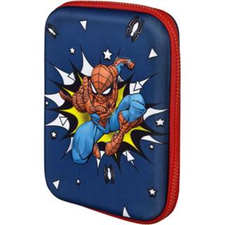 👉 Etui mannen hoofdmateriaa polyester meerkleurig Spider-Man - Federmappe 4043946297413