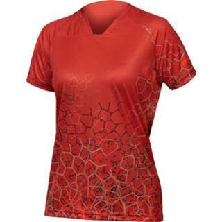 👉 Active vrouwen ENDURA Damesfietsshirt Singletrack Print bikeshirt 5056286925778