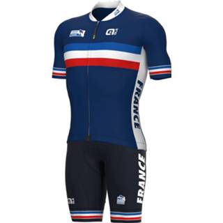 👉 Fietsshirt active fietskleding mannen FRANZÖSISCHE NATIONAL- MANNSCHAFT 2022 Set (fietsshirt + fietsbroek) (2 arti 4260761693361