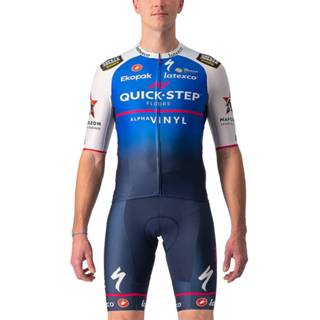 👉 Fietsshirt vinyl active fietskleding QUICK-STEP ALPHA Aero Race 6.1 2022 Set (fietsshirt + fietsbroek) (2 a 4260761693217