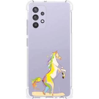 👉 Bumper hoesje Samsung Galaxy A32 4G | 5G Enterprise Editie Stevig Horse Color 8720632180766