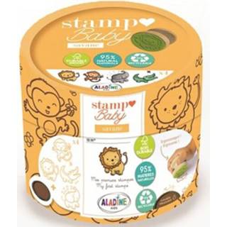 👉 Stempel houten active baby's Aladine stempels baby - savanne 4st 3660016031510