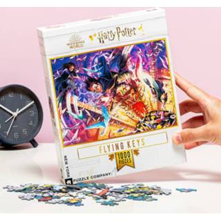 👉 Puzzel karton Harry Potter 1000 Stukjes - Vliegende Sleutels 819844012281
