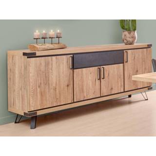 👉 Dressoir NENO 4 deuren 1 lade scarlet oak 5400943232851