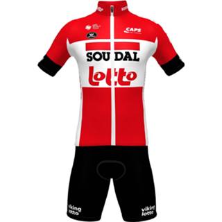 👉 Fietsshirt active fietskleding mannen LOTTO SOUDAL 2022 Set (fietsshirt + fietsbroek) (2 artikelen), voor heren, F 4260761693590