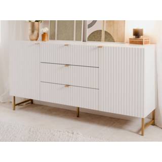 👉 Dressoir wit EDINA 2 deuren 3 lades 5400943232950