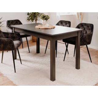 👉 Eettafel antraciet Verlengbare COBY 137>177 cm 5400943232271