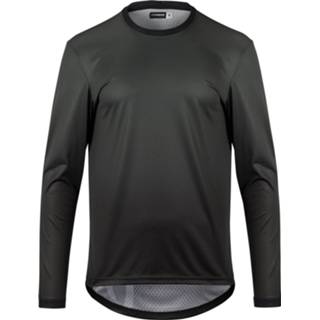 👉 Fiets shirt XLG XXL zwart mannen ASSOS - Trail L/S Jersey T3 Fietsshirt maat XLG,