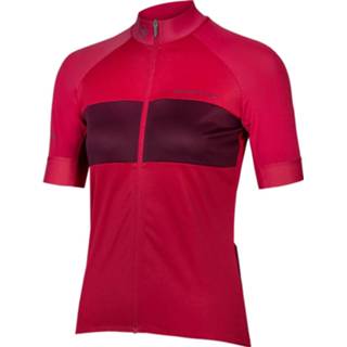👉 Fiets shirt vrouwen l rood roze Endura - Women's FS260-Pro Trikot Kurzarm Fietsshirt maat L, rood/roze 5056286903783