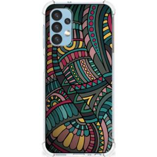 👉 Silicone Samsung Galaxy A13 (4G) Doorzichtige Hoesje Aztec 8720632365750