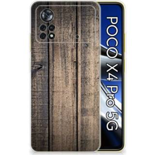 👉 Bumper hoesje Xiaomi Poco X4 Pro 5G Steigerhout 8720632427519
