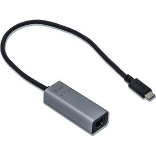 👉 Ethernet adapter zwart I-Tec USB-C Metal Gigabit 8595611701870