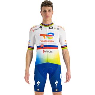 👉 Fietsshirt active fietskleding (fietsshirt + fietsbroek) TEAM TOTALENERGIES P. Sagan Ex-Wereldkampioen 2022 Set 4260761693873