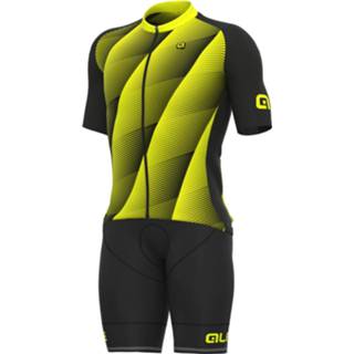 👉 Fietsshirt active mannen ALÉ Square Set (fietsshirt + fietsbroek) (2 artikelen), voor heren 4260761692432