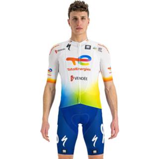 👉 Fietsshirt active fietskleding TEAM TOTALENERGIES 2022 Set (fietsshirt + fietsbroek) (2 artikelen), voor he 4260761693910