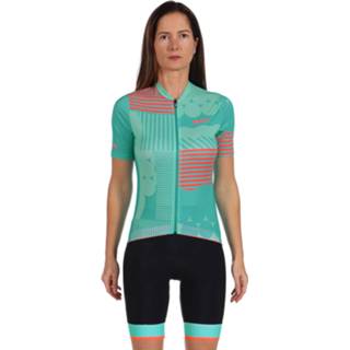 👉 Fietsshirt active fietskleding vrouwen SANTINI Giada Optic Dames set (fietsshirt + fietsbroek) (2 artikelen), 4260761690759