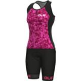 👉 Fietsshirt active fietskleding vrouwen ALÉ Triangles Dames set (fietsshirt + fietsbroek) (2 artikelen), Fiets 4260761692852