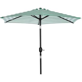 👉 Parasol groene staal active Sunny tuinparaplu buitenshuis park balkon frame strepen 6011600403409