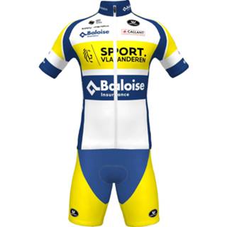 👉 Fietsshirt active fietskleding (fietsshirt + fietsbroek) SPORT VLAANDEREN BALOISE 2022 Set (2 stukken, voor her 4260761693637