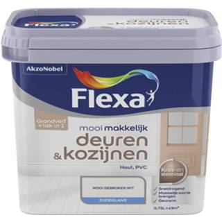 👉 Kozijn wit Flexa Mooi Makkelijk Deuren en Kozijnen - Gebroken 8711113130813