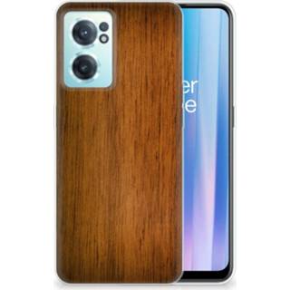 👉 Bumper hoesje hout OnePlus Nord CE 2 5G Donker 8720632177544